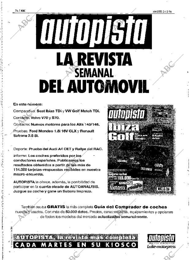ABC MADRID 03-12-1996 página 76