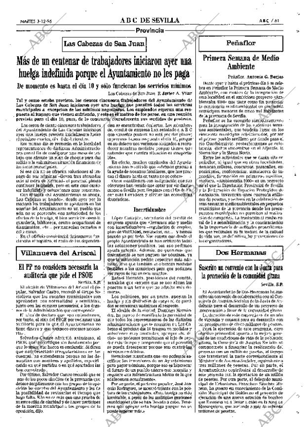 ABC SEVILLA 03-12-1996 página 61