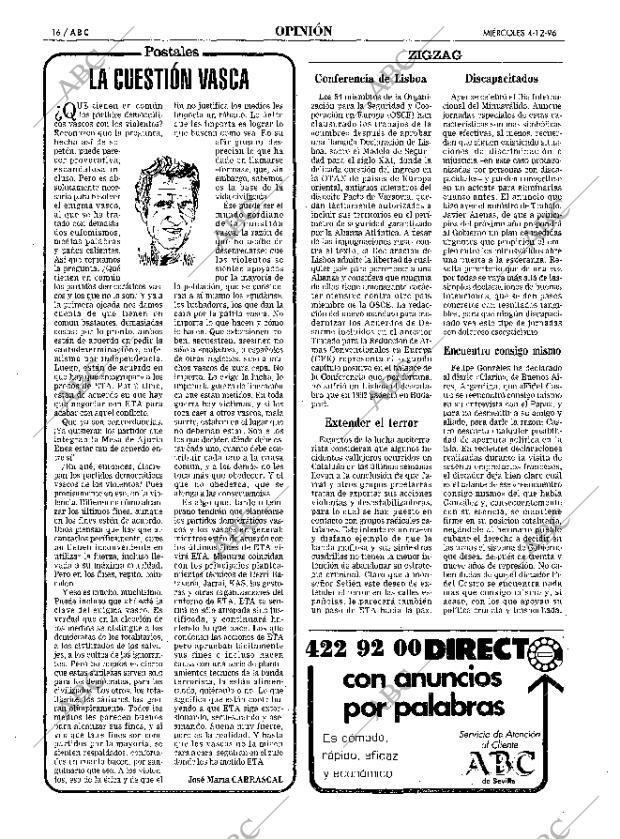 ABC SEVILLA 04-12-1996 página 16
