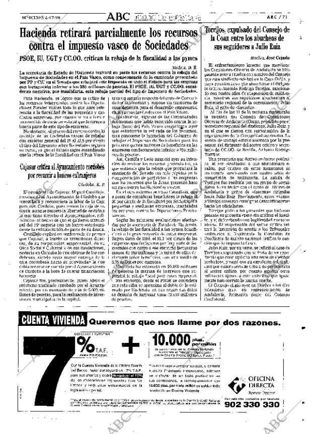 ABC SEVILLA 04-12-1996 página 71