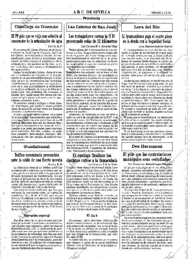 ABC SEVILLA 06-12-1996 página 62