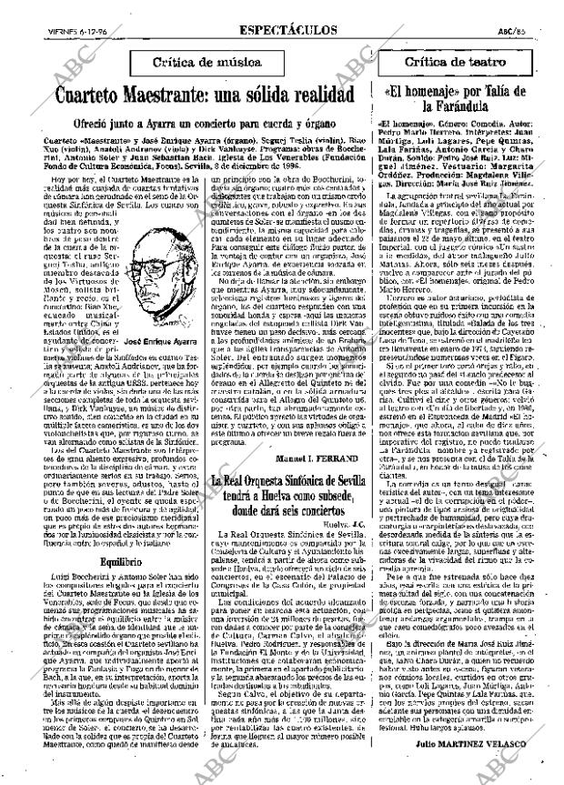 ABC SEVILLA 06-12-1996 página 85