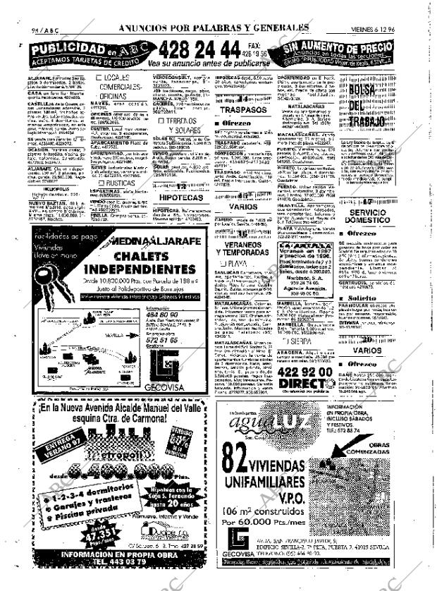 ABC SEVILLA 06-12-1996 página 94