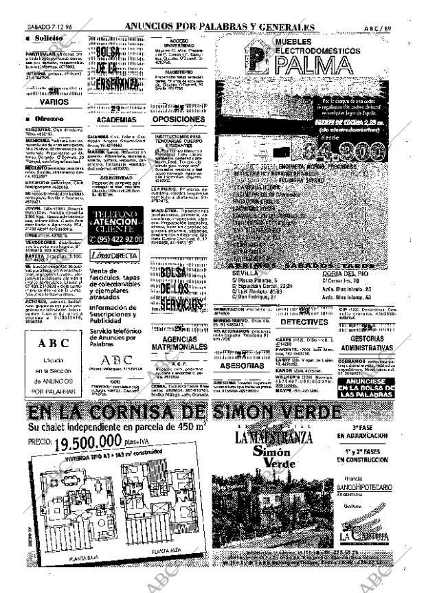 ABC SEVILLA 07-12-1996 página 89