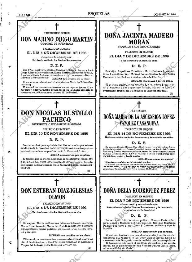 ABC MADRID 08-12-1996 página 112