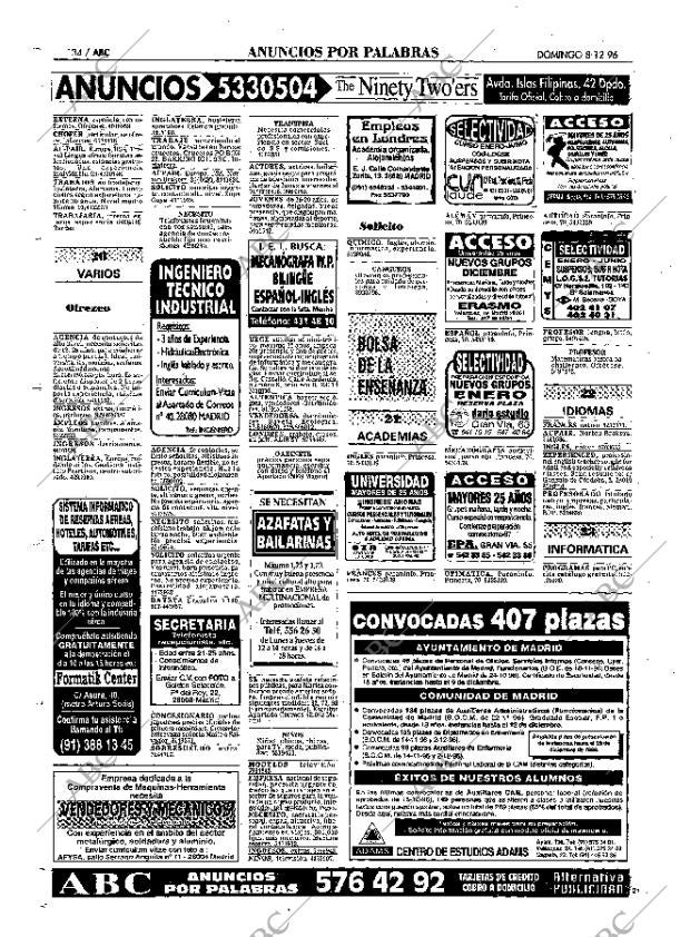 ABC MADRID 08-12-1996 página 134
