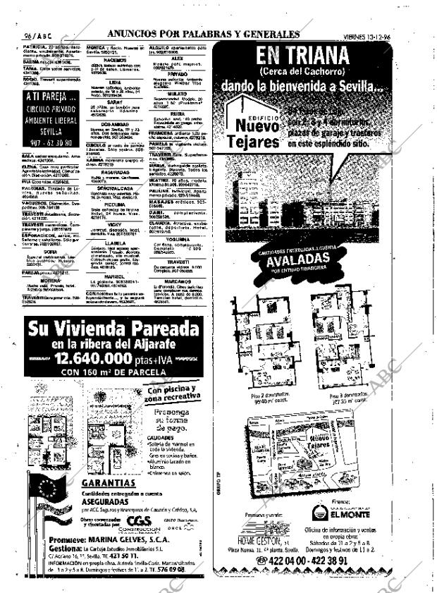 ABC SEVILLA 13-12-1996 página 96