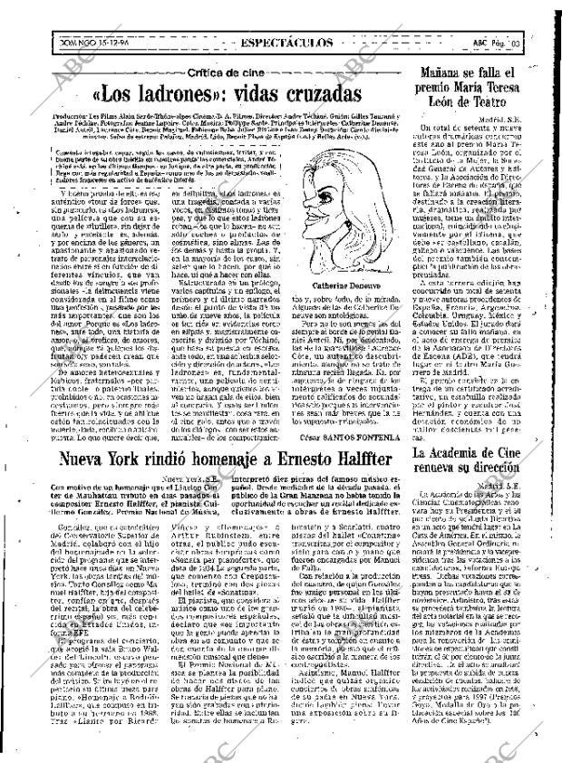 ABC MADRID 15-12-1996 página 103