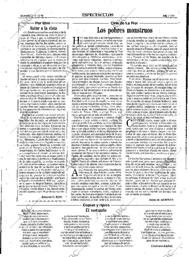 ABC MADRID 15-12-1996 página 105