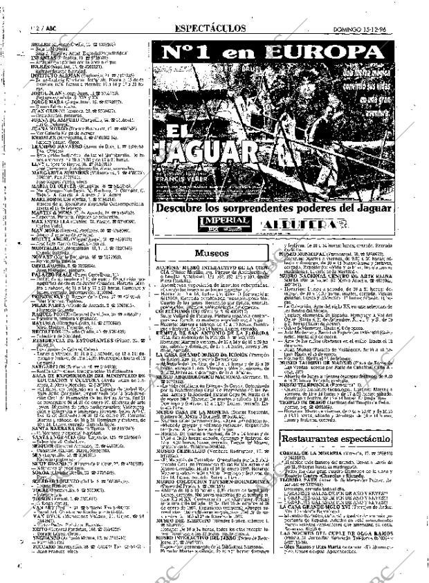 ABC MADRID 15-12-1996 página 112