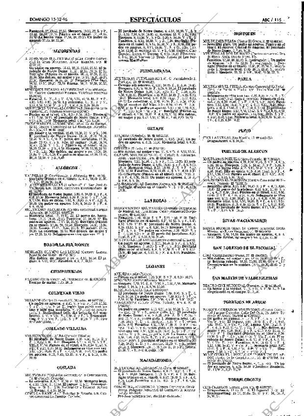 ABC MADRID 15-12-1996 página 115