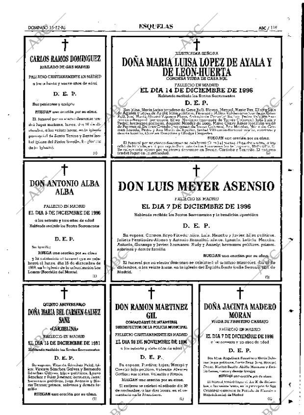 ABC MADRID 15-12-1996 página 119