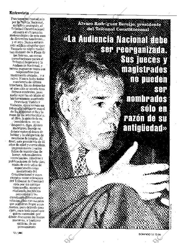 ABC MADRID 15-12-1996 página 12