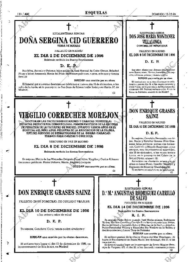 ABC MADRID 15-12-1996 página 120