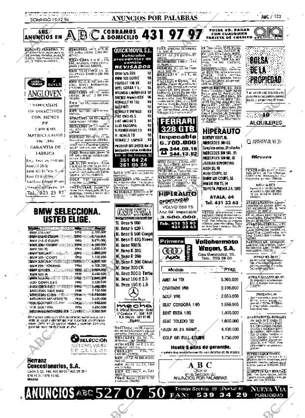 ABC MADRID 15-12-1996 página 123