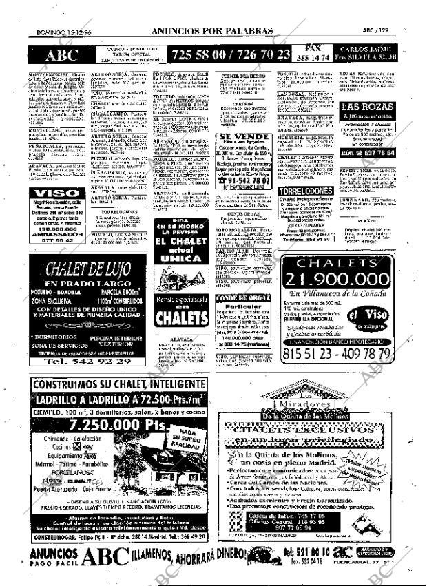ABC MADRID 15-12-1996 página 129