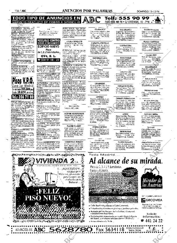 ABC MADRID 15-12-1996 página 134