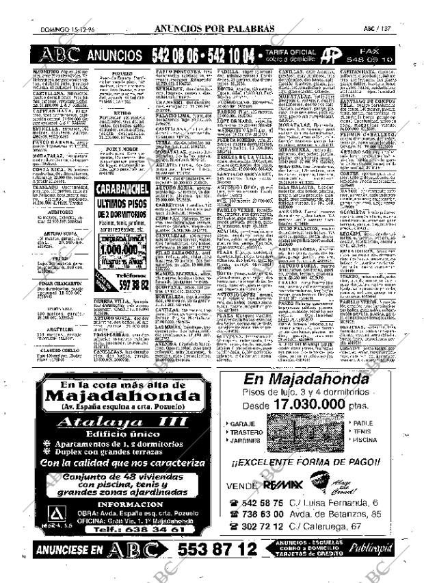 ABC MADRID 15-12-1996 página 137