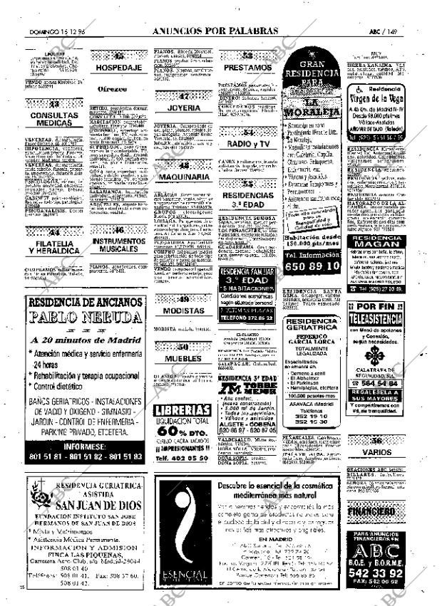 ABC MADRID 15-12-1996 página 149