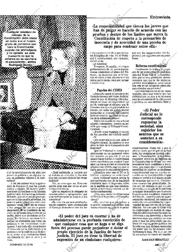 ABC MADRID 15-12-1996 página 15