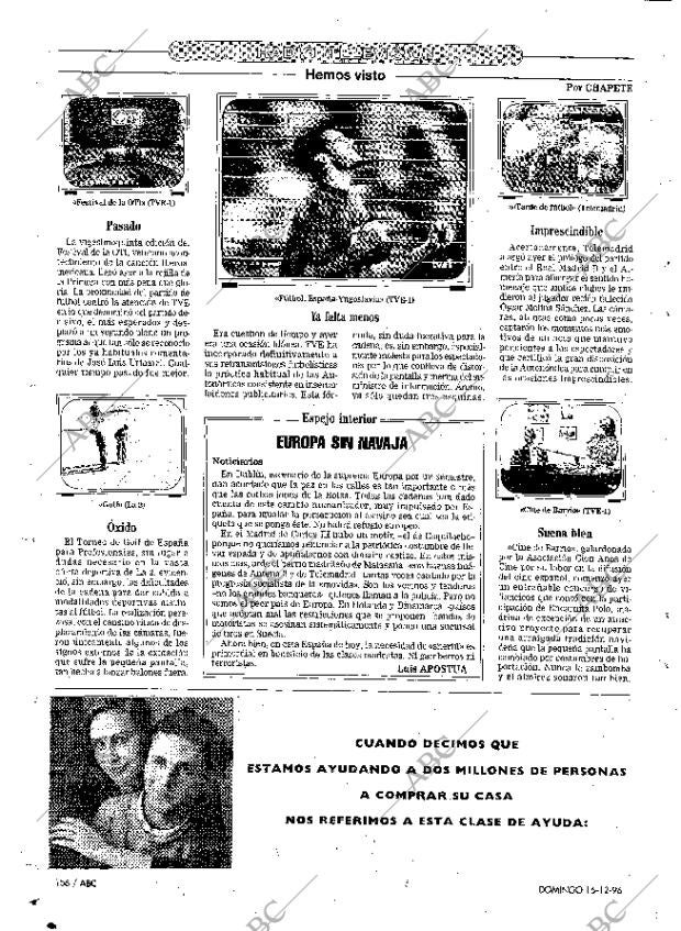 ABC MADRID 15-12-1996 página 156