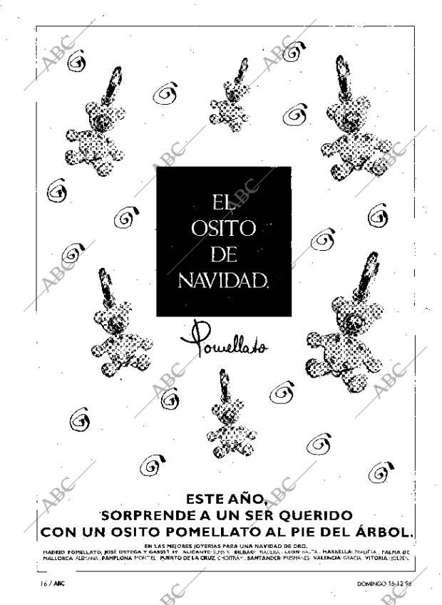 ABC MADRID 15-12-1996 página 16