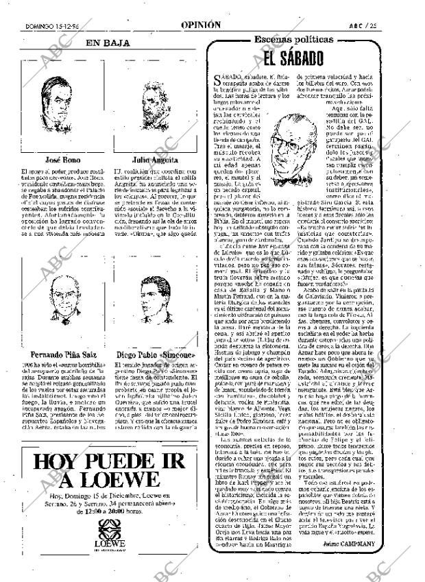 ABC MADRID 15-12-1996 página 25