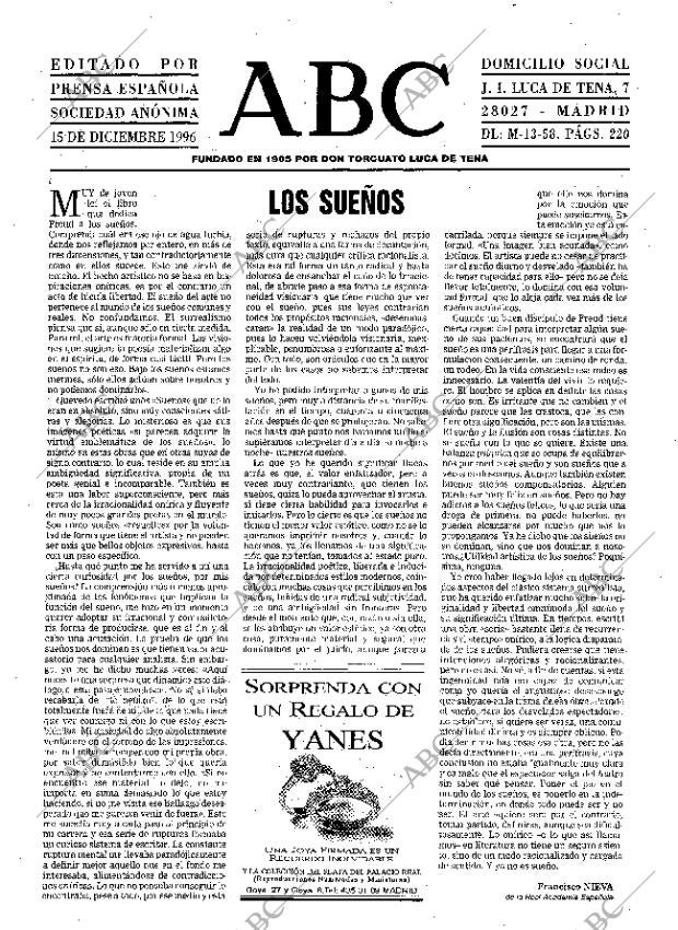 ABC MADRID 15-12-1996 página 3