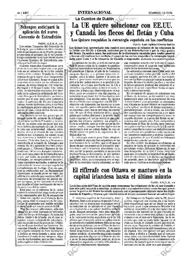 ABC MADRID 15-12-1996 página 40