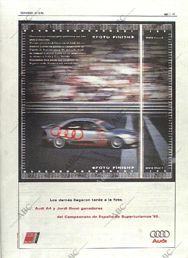 ABC MADRID 15-12-1996 página 41