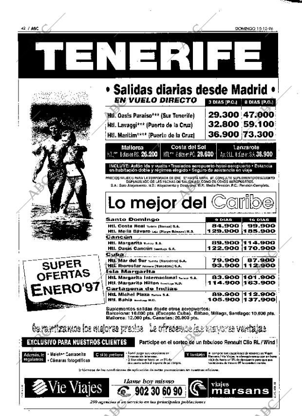 ABC MADRID 15-12-1996 página 42