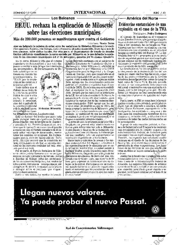 ABC MADRID 15-12-1996 página 43