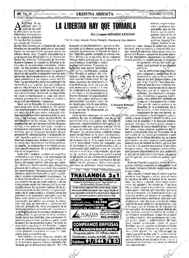 ABC MADRID 15-12-1996 página 48
