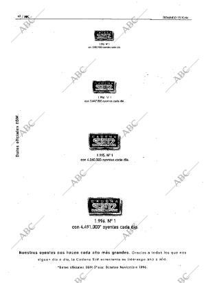 ABC MADRID 15-12-1996 página 62