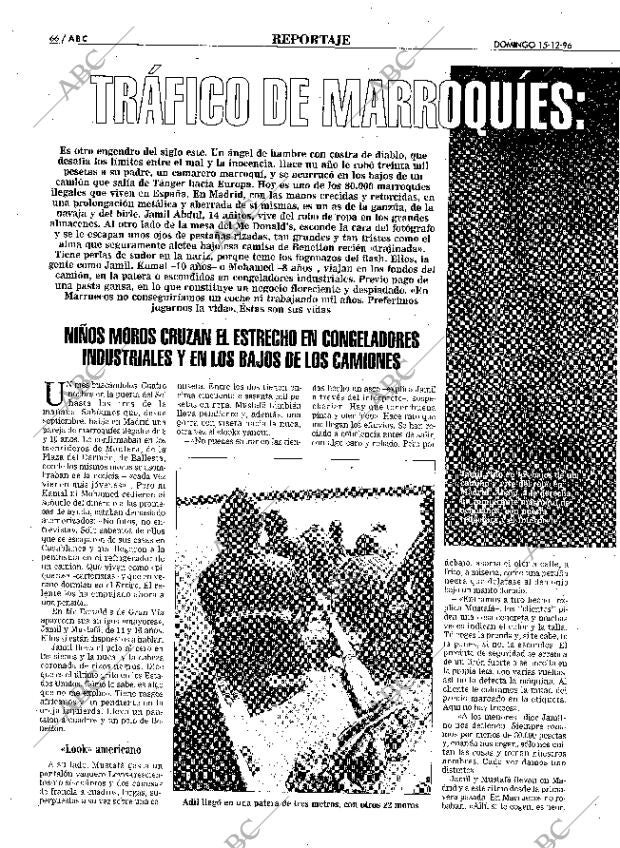 ABC MADRID 15-12-1996 página 66