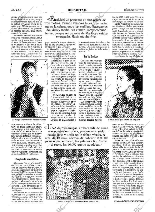 ABC MADRID 15-12-1996 página 68