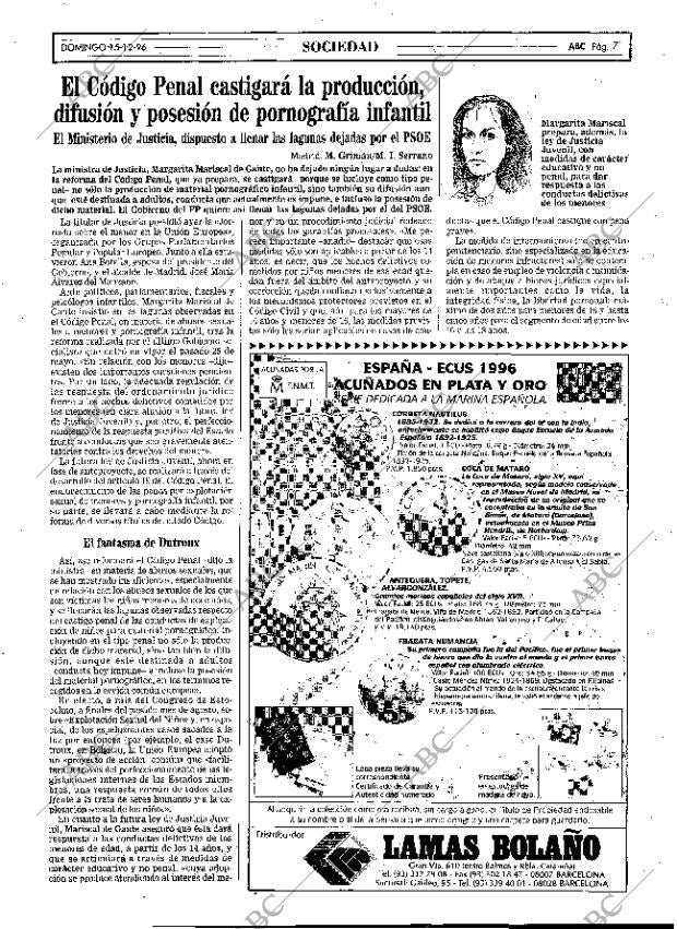 ABC MADRID 15-12-1996 página 71