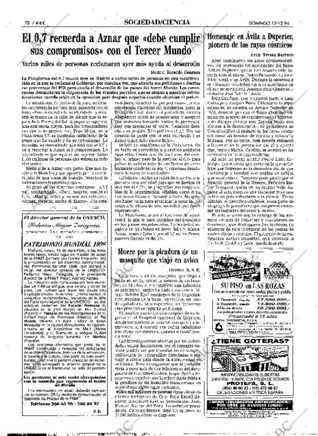 ABC MADRID 15-12-1996 página 72