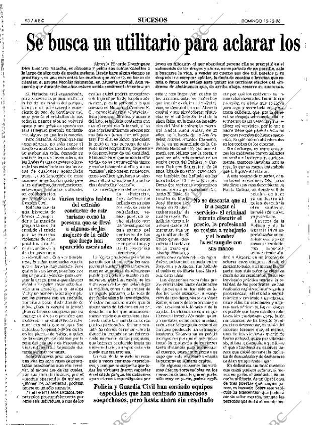 ABC MADRID 15-12-1996 página 90