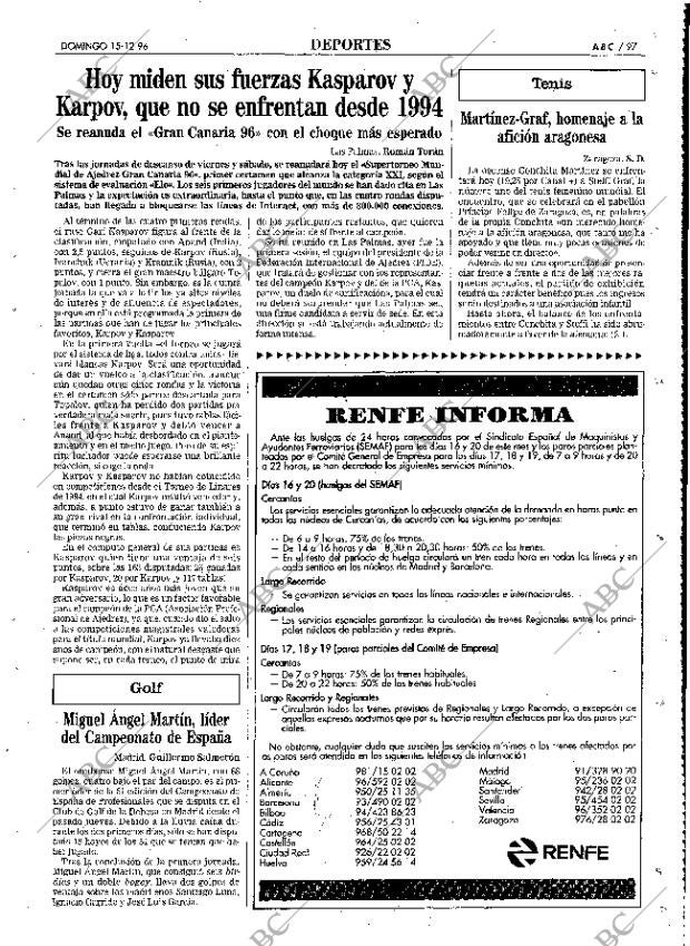 ABC MADRID 15-12-1996 página 97