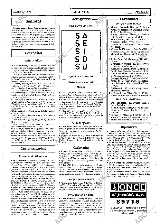 ABC SEVILLA 17-12-1996 página 63