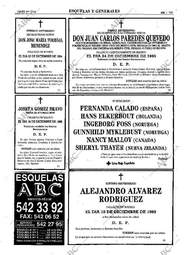 ABC MADRID 19-12-1996 página 103