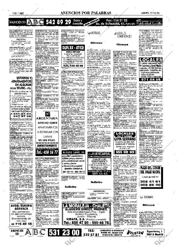 ABC MADRID 19-12-1996 página 108