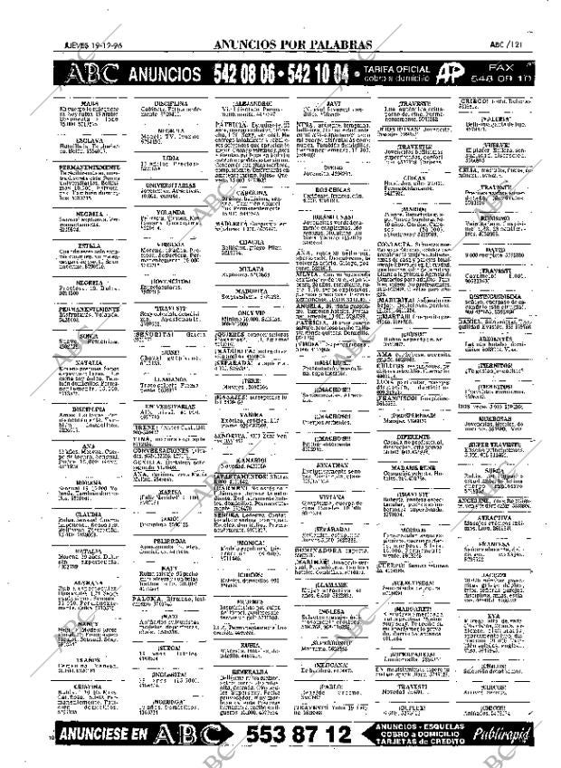 ABC MADRID 19-12-1996 página 121