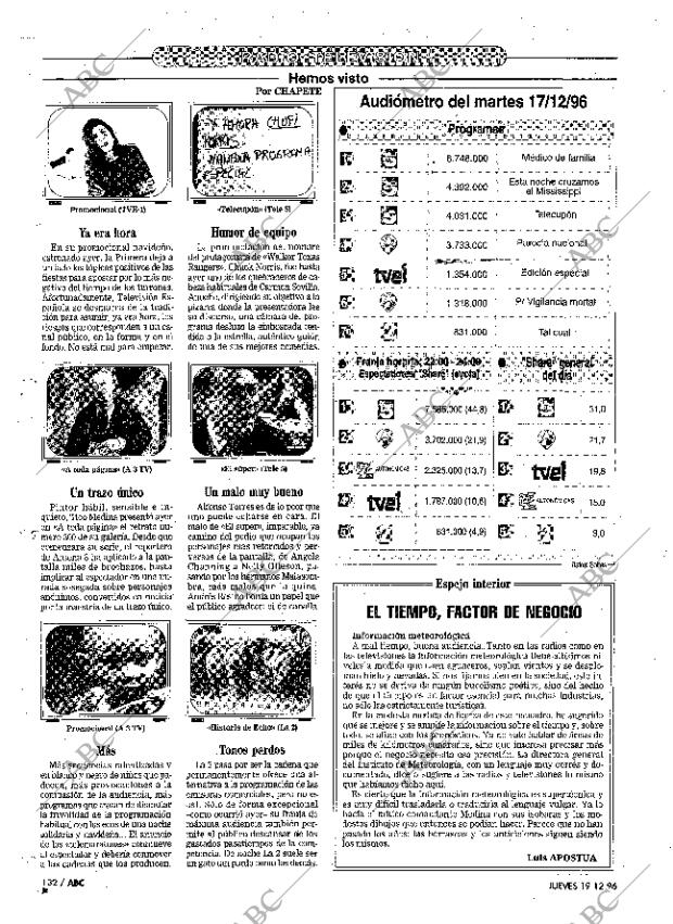 ABC MADRID 19-12-1996 página 132