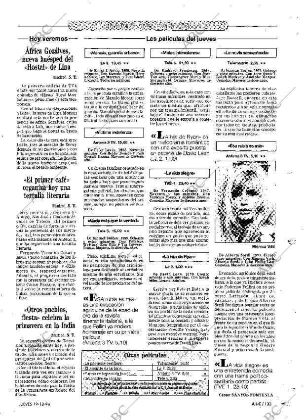 ABC MADRID 19-12-1996 página 133