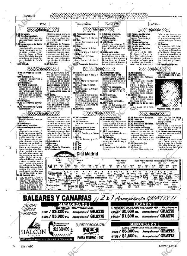 ABC MADRID 19-12-1996 página 134