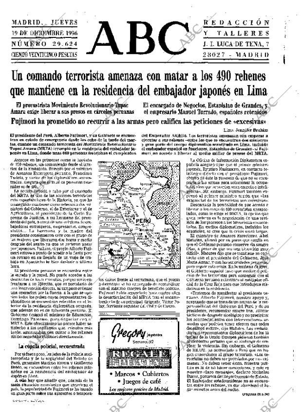 ABC MADRID 19-12-1996 página 15