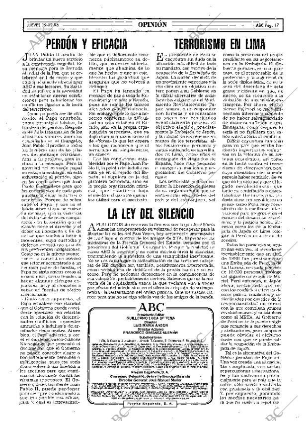 ABC MADRID 19-12-1996 página 17