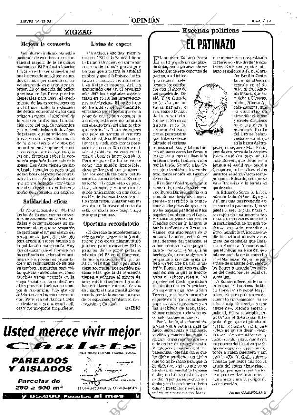 ABC MADRID 19-12-1996 página 19